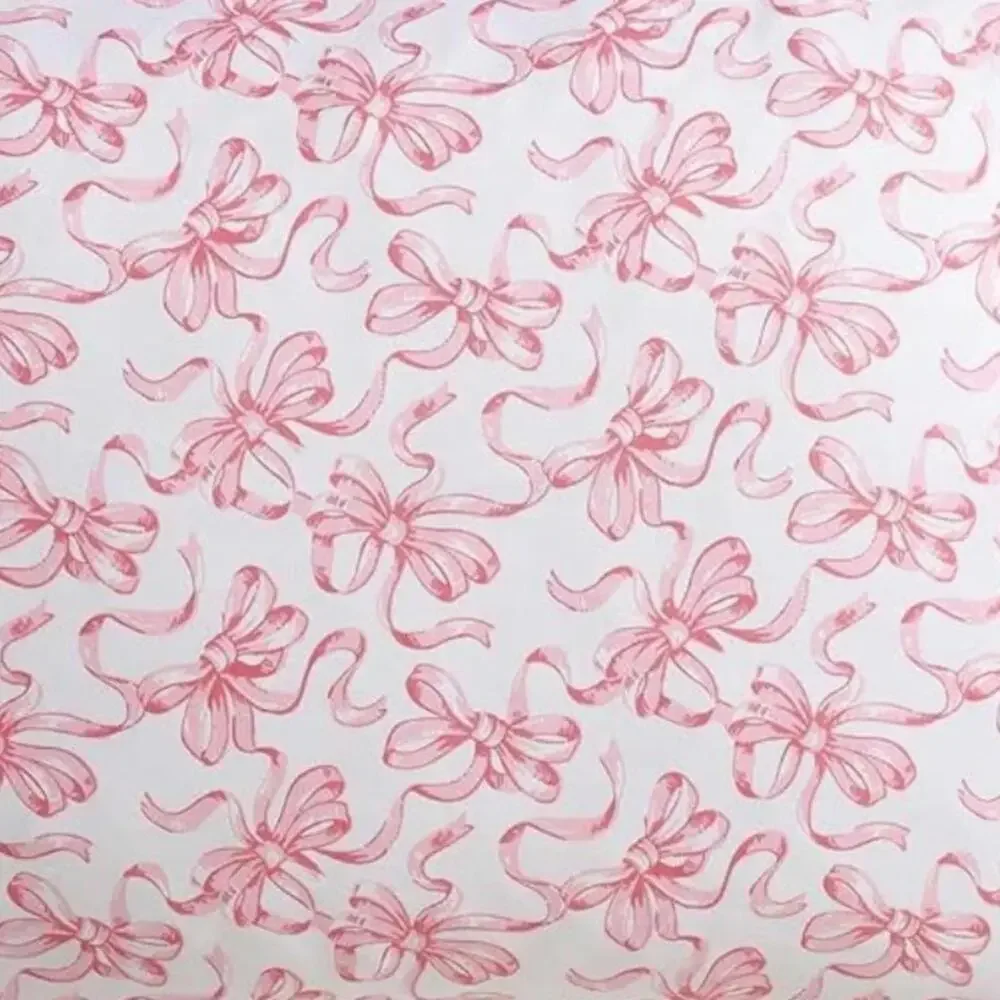 NEW Betsey Johnson Pink BOW Print Duvet Cover Bedding SET KING Pillow Shams